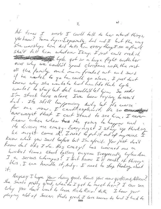 Menendez brothers case Letter.webp