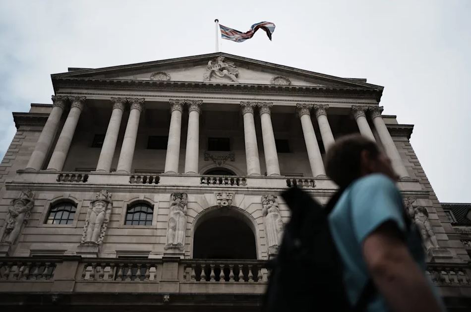 The Bank of England headquarters in London as regulators launch a major stress test of banks and private credit markets.