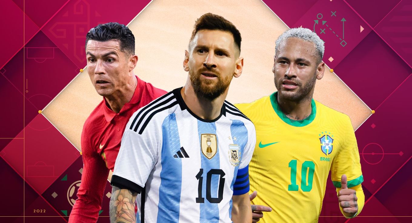Messi Ronaldo Neymar final World Cup 2026 image representing the end of football's greatest era.