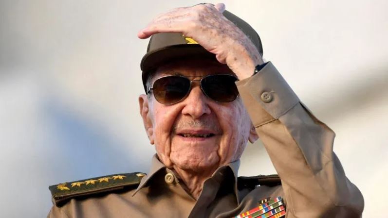Former Cuban President Raúl Castro during a public appearance amid US indictment over the 1996 plane shootdown case