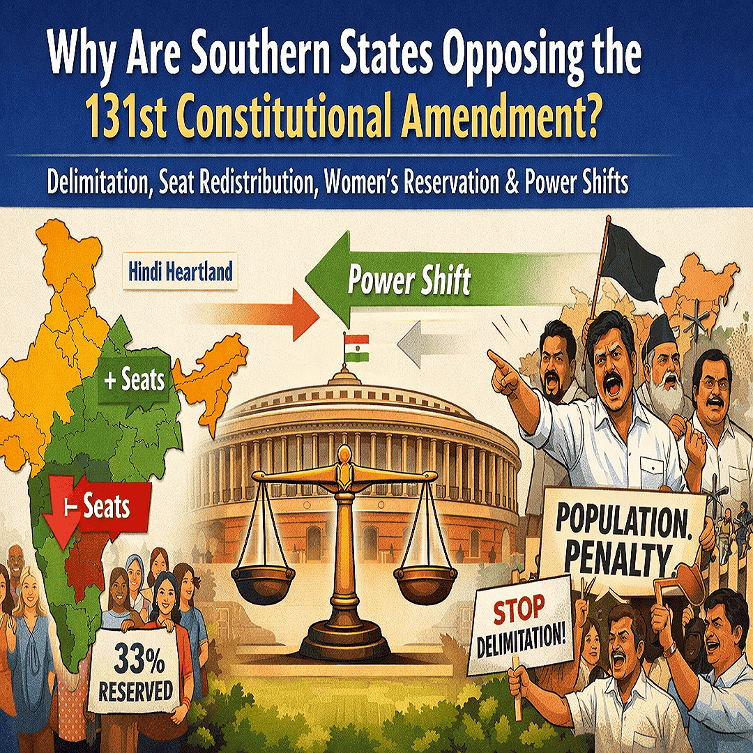 Southern states oppose 131st Amendment over delimitation and power shift